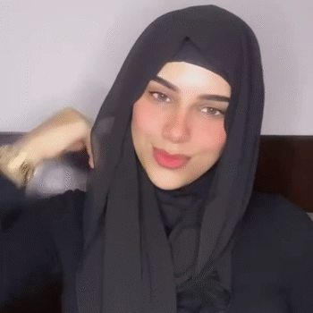 شال كريب حريري بالبوني “النينجا”